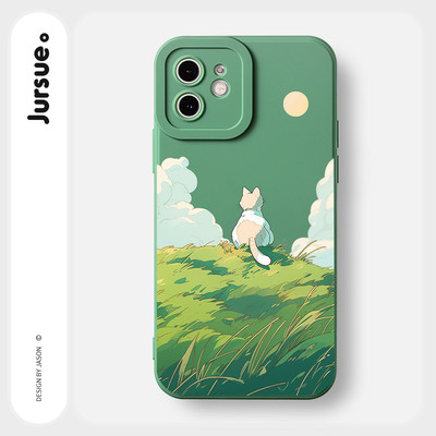 Ốp lưng JURSUE mềm chống sốc hoạt hình dễ thương đẹp Cho iPhone 17 16 15 14 13 12 11 Pro Max SE 2020 X XR XS ip 8 7 Plus kute Y3713