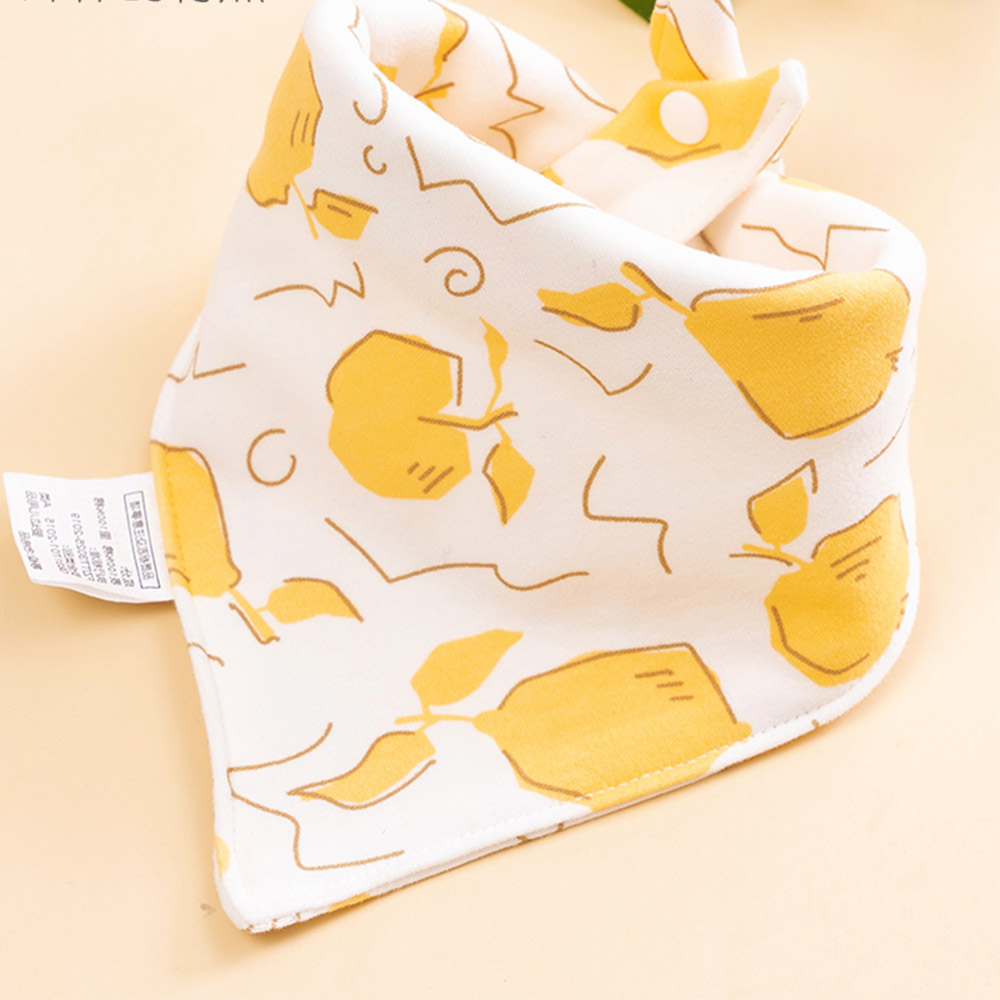 Set 5 Yếm Ăn Cotton Mềm Mại Hình Tam Giác Dành Cho Các Bé