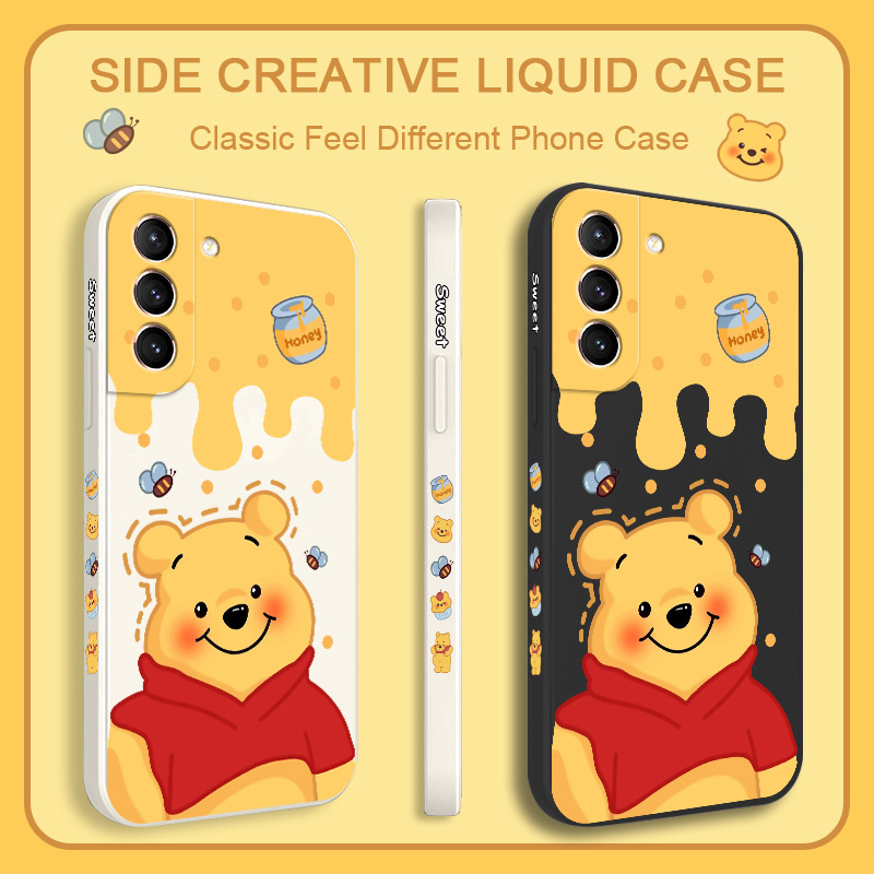 Ốp Điện Thoại Hình Gấu Mật Ong Cho Samsung Galaxy S21 S20 FE Ultra Plus