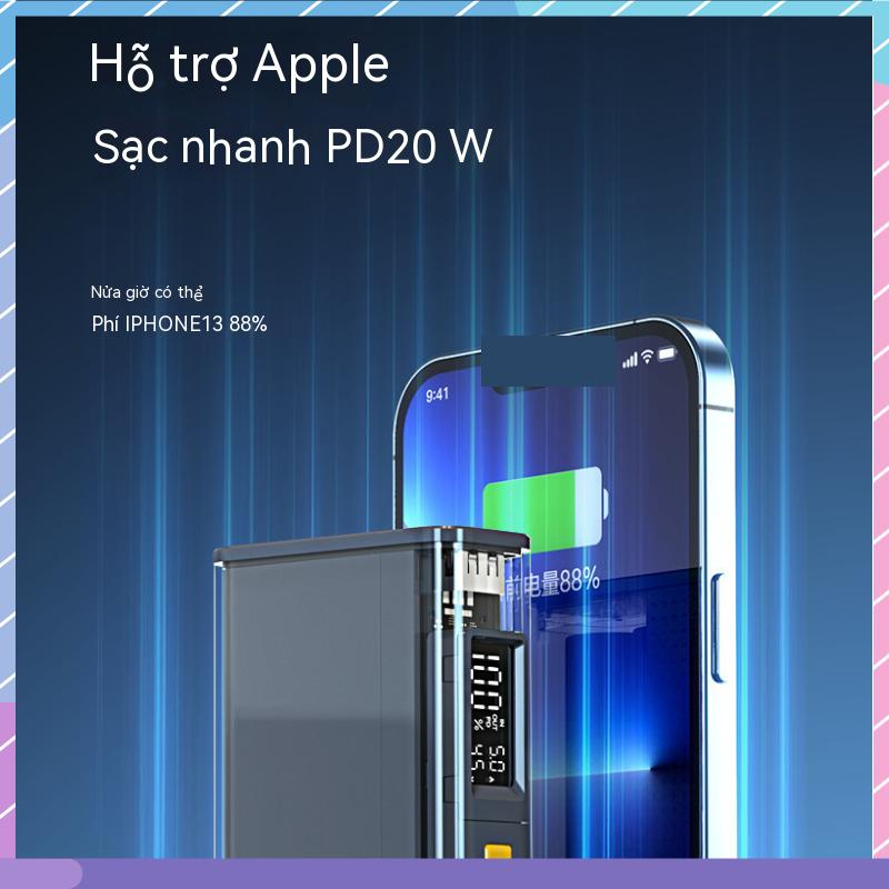 Pin Sạc Dự Phòng 20000mAh PD22.5W Có Màn Hình Hiển Thị Dung Lượng Lớn Cho Samsung / Xiaomi / oppo / vivo