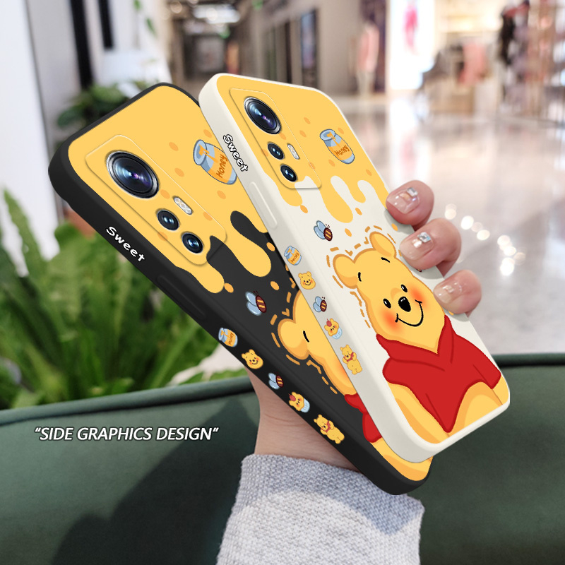 Ốp Điện Thoại Hình Gấu Mật Ong Cho Xiaomi Mi 12S 12 11 12X Pro Lite Ultra 11Lite