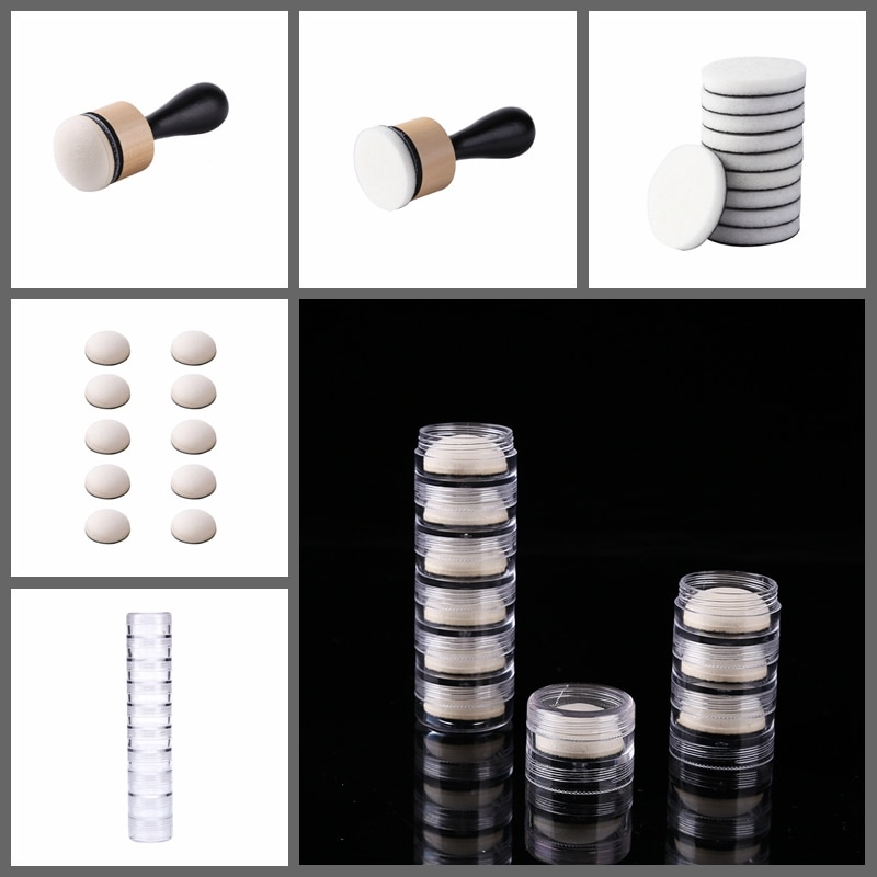 Dụng Cụ Chứa Mực Cồn Mini Hình Tròn Có Thể Xếp Chồng Lên Nhau Và Giá Rẻ