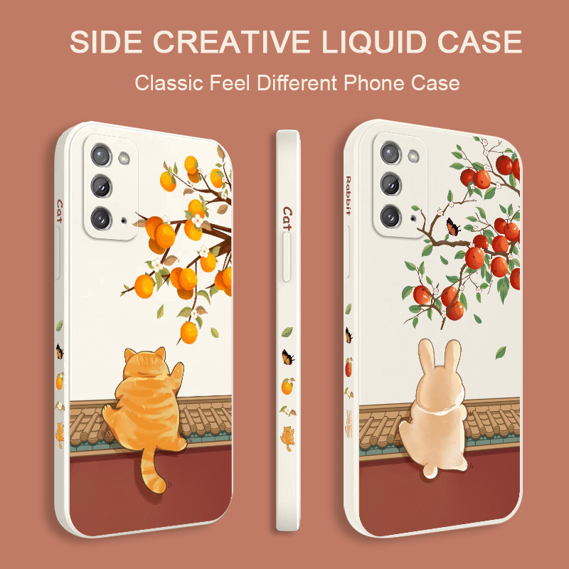 Ốp Điện Thoại Silicon Dẻo Họa Tiết Chú Mèo Dễ Thương Cho Samsung Galaxy Note 5G 20 10 9 Ultra Plus