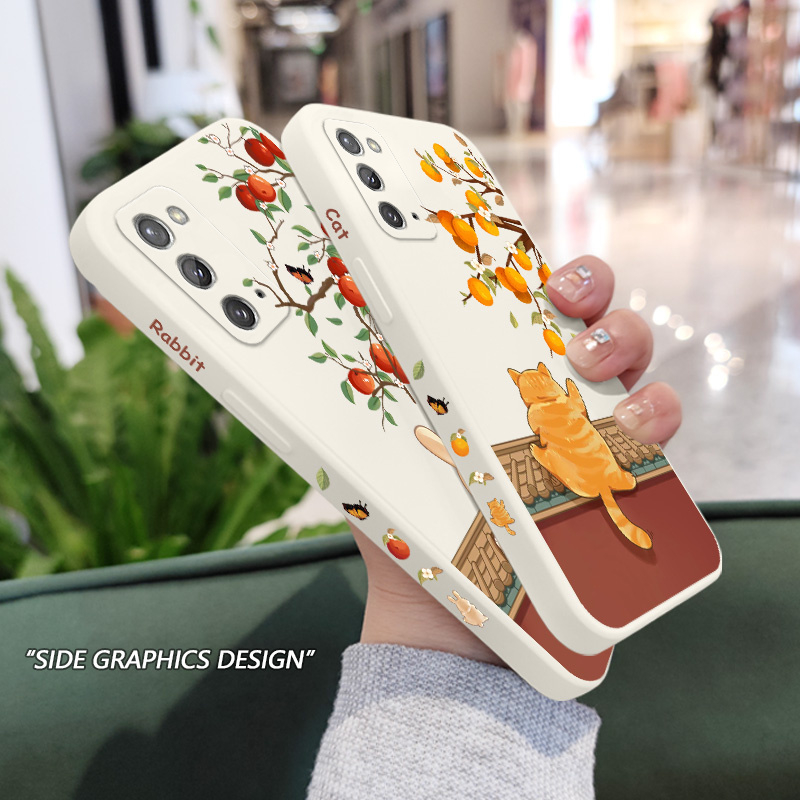 Ốp Điện Thoại Silicon Dẻo Họa Tiết Chú Mèo Dễ Thương Cho Samsung Galaxy Note 5G 20 10 9 Ultra Plus