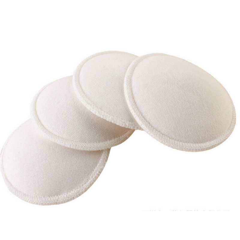 Set 4 Miếng Lót Ngực Thoáng Khí Thấm Hút Chống Tràn Có Thể Tái Sử Dụng