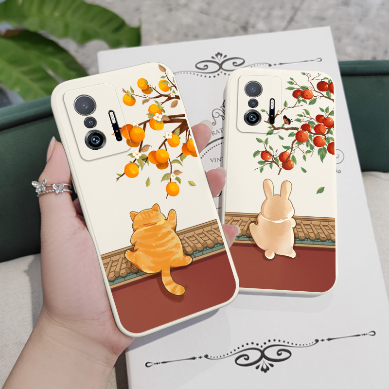 Bao Da Điện Thoại Họa Tiết Mèo Dễ Thương Cho xiaomi mi 13t 12t 11t 10t pro lite mi 9t pro Ốp
