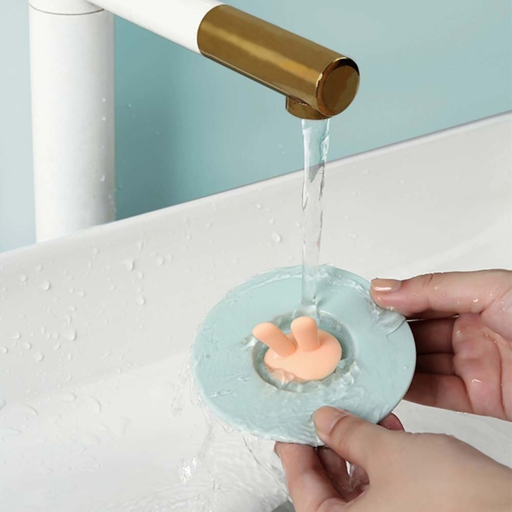 Nắp Đậy Cốc Trà Bằng Silicone Chống Bụi Chống Rò Rỉ Hình Tai Thỏ Đáng Yêu