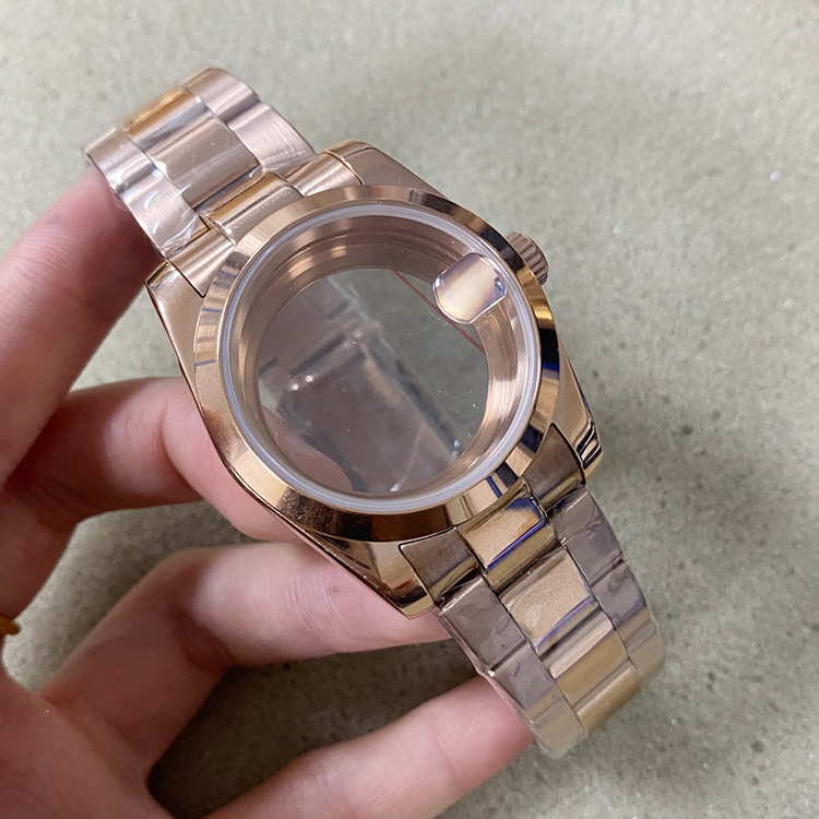 Vỏ Bảo Vệ Mặt Đồng Hồ 39MM Màu Vàng Hồng Sapphire Cho NH35 / NH36 / 4R