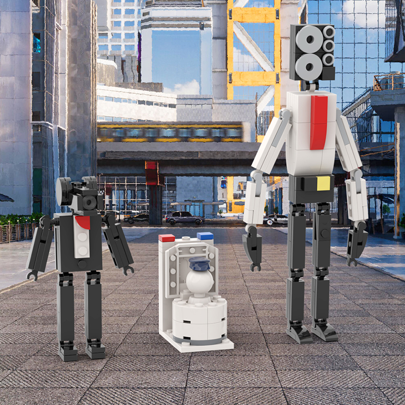 Skibidi toilet Mô Hình Lắp Ráp robot Trong Phim Hoạt Hình Titan