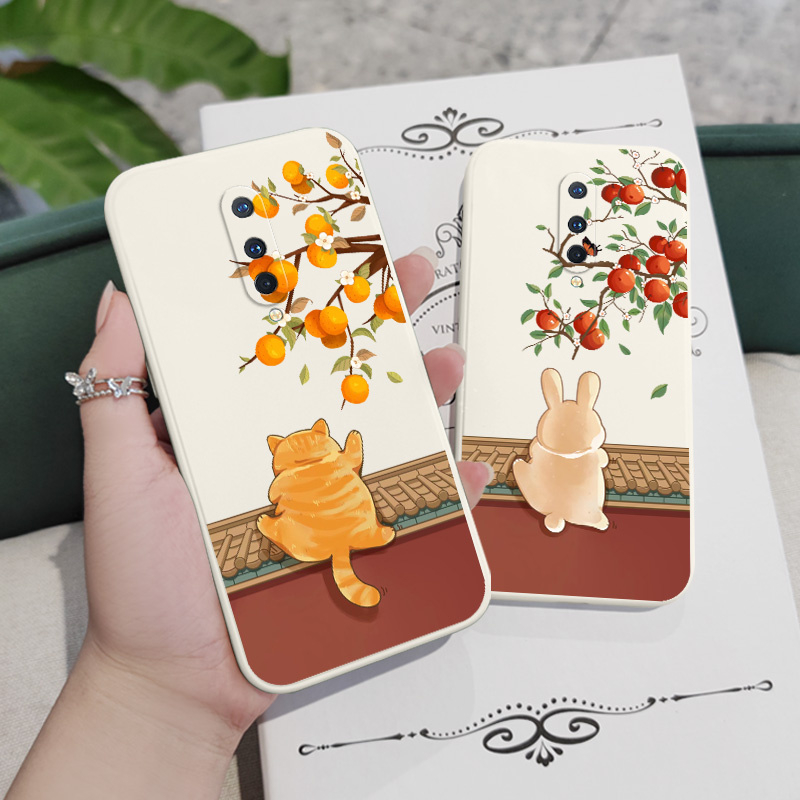 Ốp Điện Thoại Hình Mèo Leo Núi Cho OnePlus 8T 8 7 7T Pro