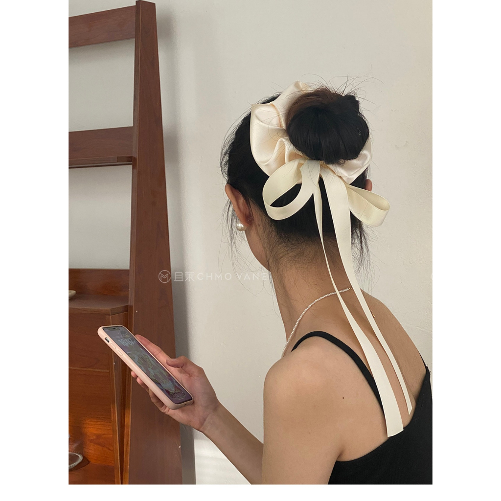 Nhiều cách để mặc! Dây Buộc Tóc Co Giãn Phong Cách Hàn Quốc Mới 2023