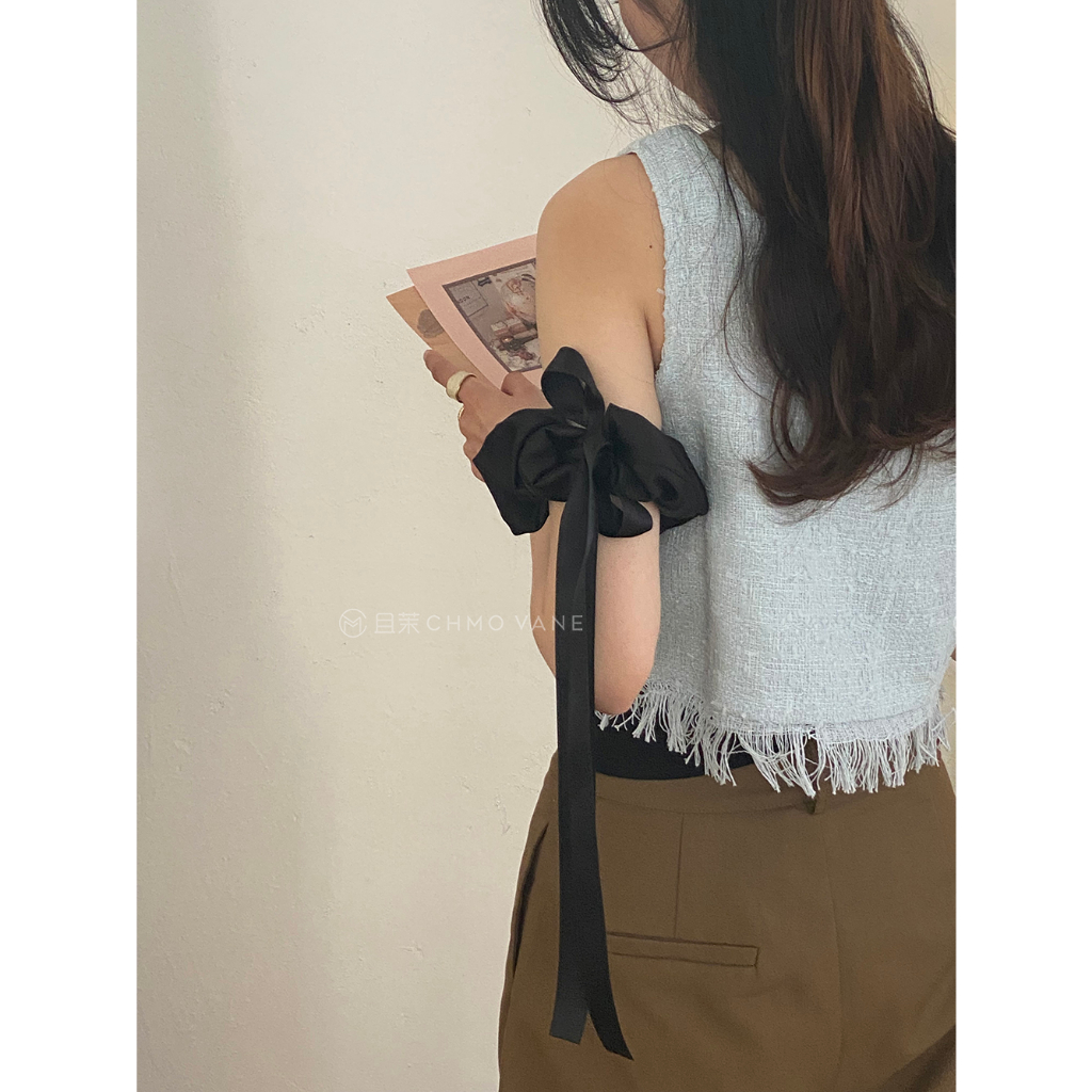 Nhiều cách để mặc! Dây Buộc Tóc Co Giãn Phong Cách Hàn Quốc Mới 2023