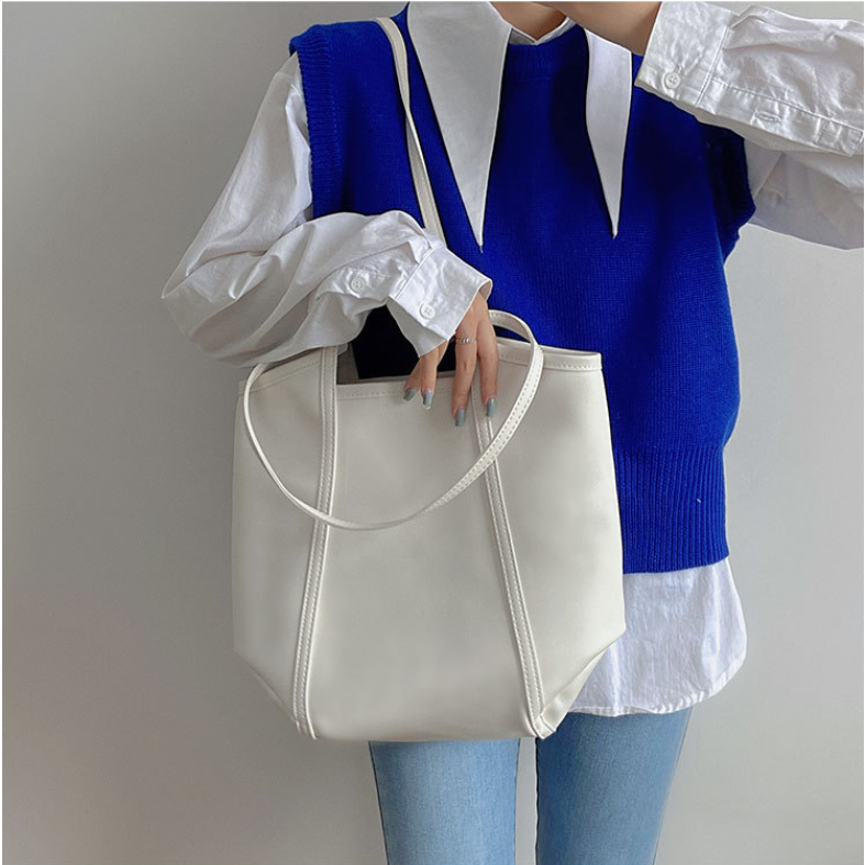 Túi xách IELGY cỡ lớn thiết kế đơn giản dễ phối đồ thời trang Hàn Quốc cho nữ