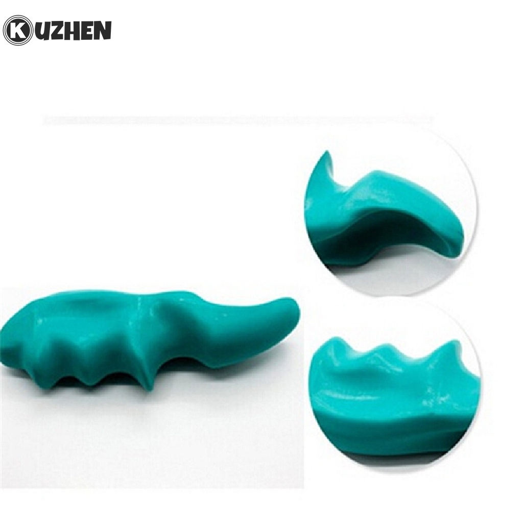 Kuzhen Dụng Cụ Mát Xa Ngón Tay Cái Giúp Tiết Kiệm Khăn Giấy Sâu Màu Xanh Lá Cây