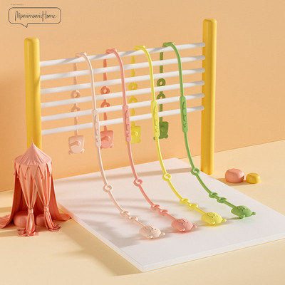(Phong Cách Mới) 1 Kẹp Giữ Núm Vú Giả Bằng Silicone Chống Rơi Cho Bé