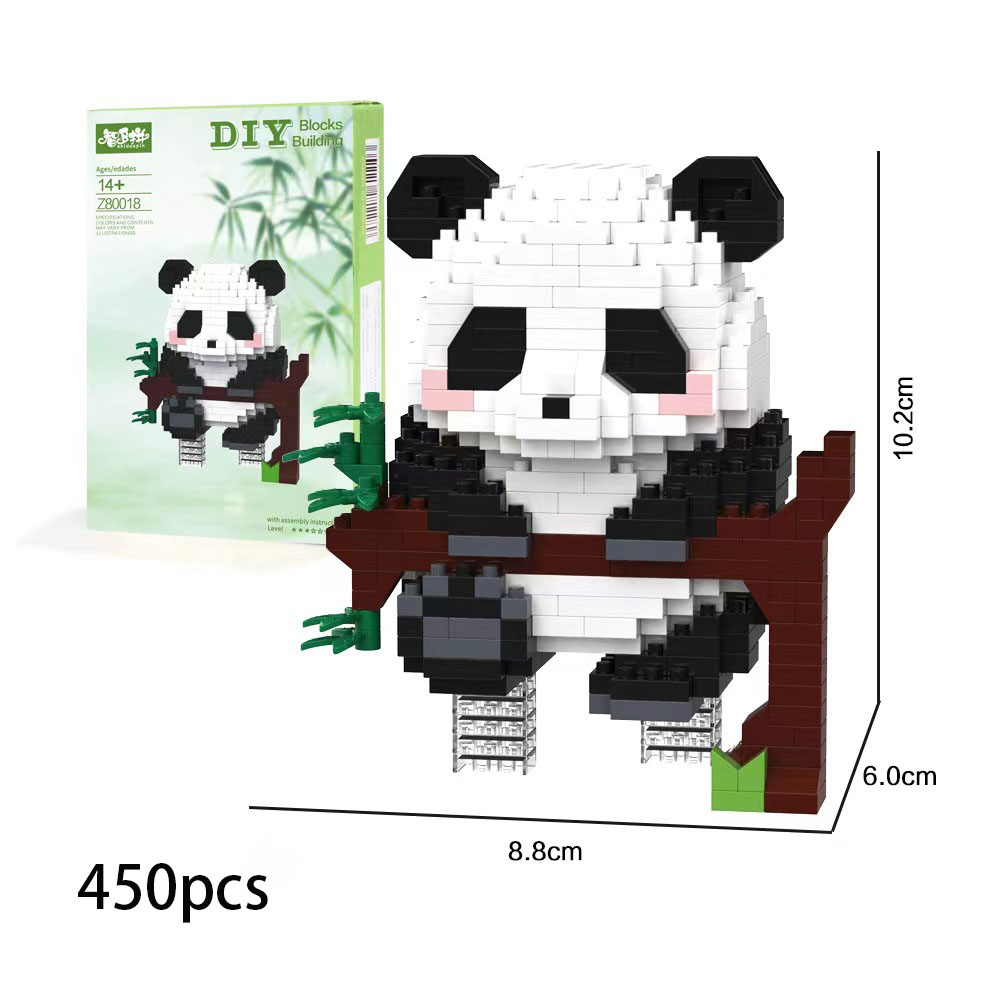 Đồ Chơi Lắp Ráp Mô Hình Gấu Trúc Dễ Thương