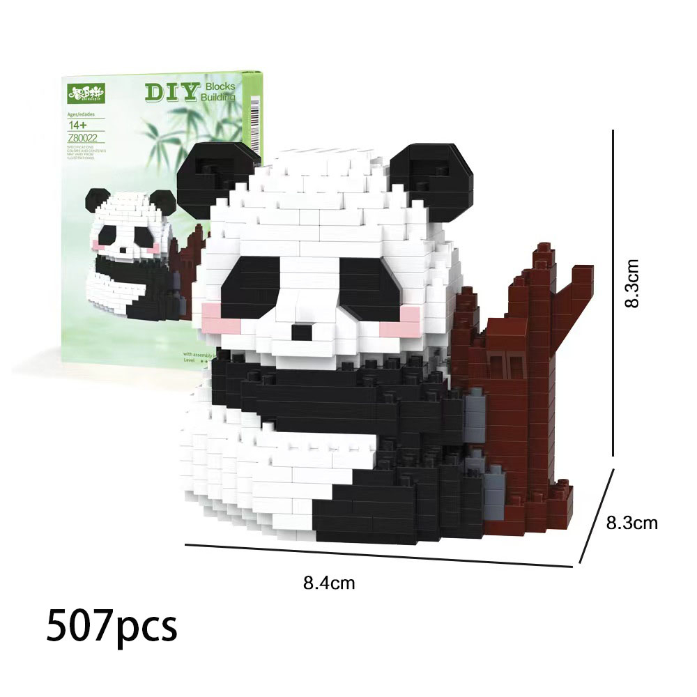 Đồ Chơi Lắp Ráp Mô Hình Gấu Trúc Dễ Thương