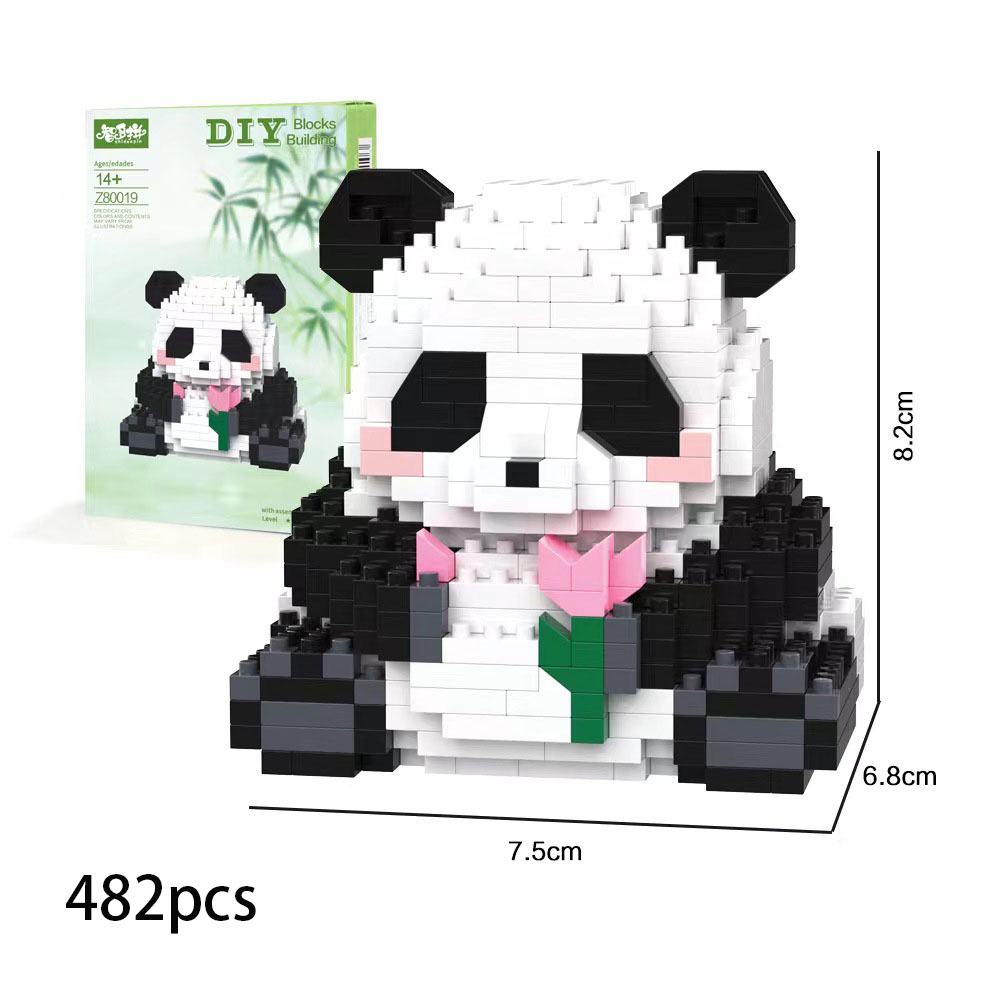 Đồ Chơi Lắp Ráp Mô Hình Gấu Trúc Dễ Thương