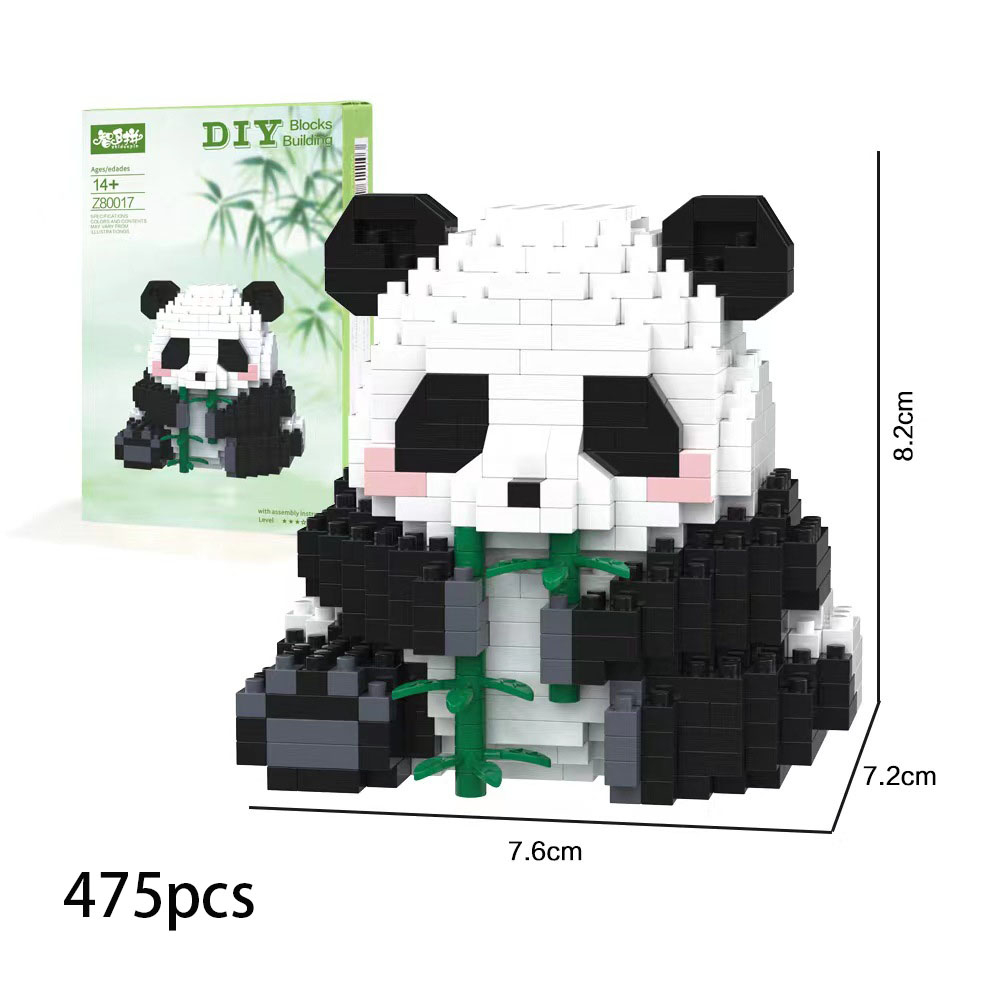 Đồ Chơi Lắp Ráp Mô Hình Gấu Trúc Dễ Thương