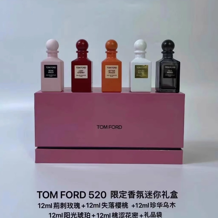 Set 5 Lọ Nước Hoa Mini 12ml * 5 Nước Hoa Anh Đào Sang Trọng Cho Xe Hơi FORD TF