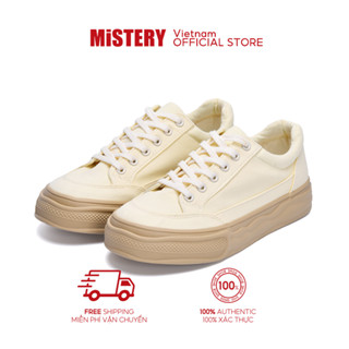 MiSTERY Giày Thể Thao Nữ độn đế Màu Nâu MIS-542