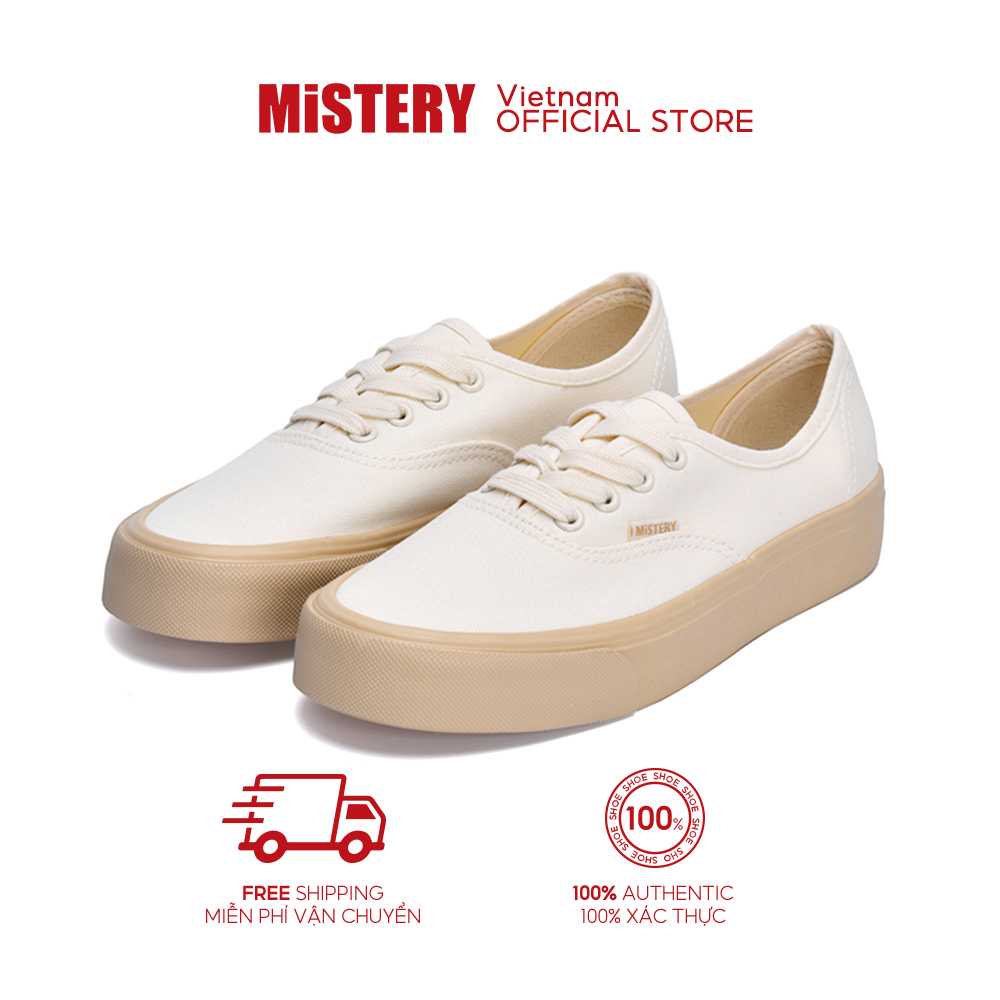 Mistery GiàY Thể Thao Nữ HàN QuốC Kem Cao 2Cm MIS-620