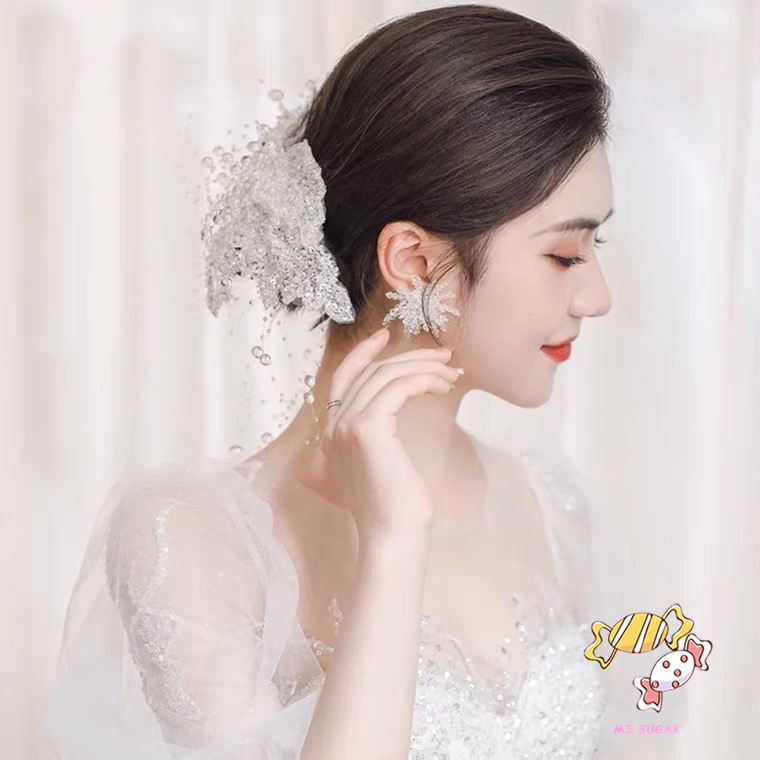 YADORNOS Băng Đô Cài Tóc Đính Hạt Pha Lê Handmade Thời Trang Cho Nữ