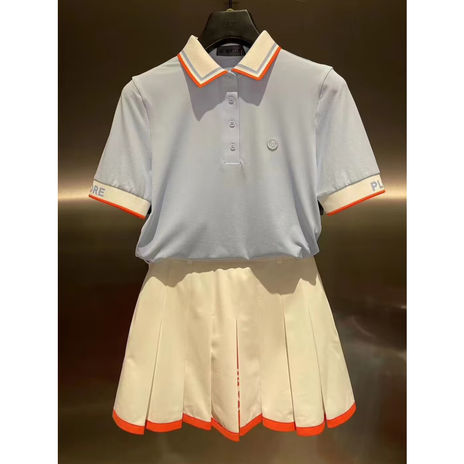Áo Thun Thể Thao Tay Ngắn Cổ Polo Khô Nhanh Thoáng Khí Màu Sắc Tươi Sáng Phong Cách Hàn Quốc Thời Trang Mùa Hè 2023 Cho Nữ