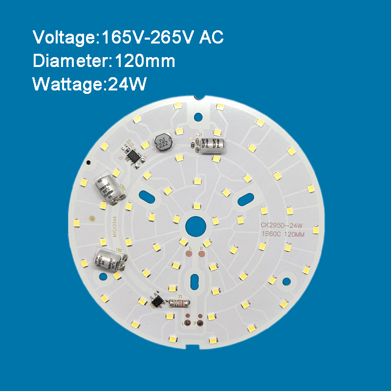 Set 2 Chip Đèn Led Ba Màu AC 220V 4000K