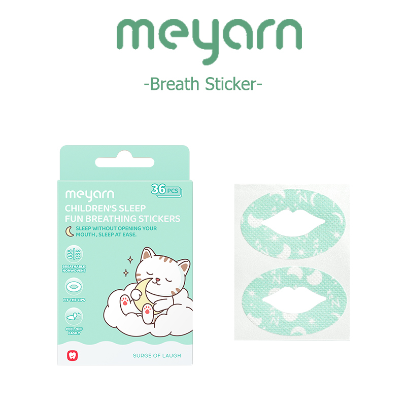 MEYARN Set 36 Miếng Dán Chỉnh Sửa Miệng Chống Nẹp Khi Ngủ Dành Cho Trẻ Em