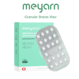  MEYARN 66Pcs Sáp nha khoa niềng răng chỉnh nha mềm mại 