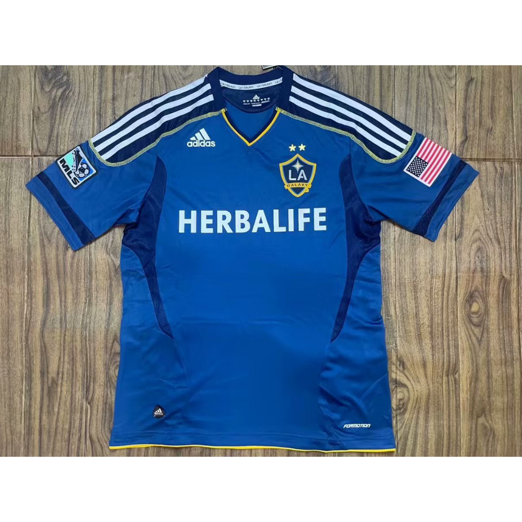 Áo Thun Bóng Đá Tay Dài / Ngắn S-2XL * 11-12 Galaxy Home  Chất Lượng Cao（Chỉ T-shirt）