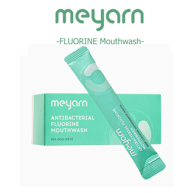 20 Túi nước súc miệng MEYARN chứa flo loại bỏ mùi hôi khử trùng hiệu quả nhỏ gọn