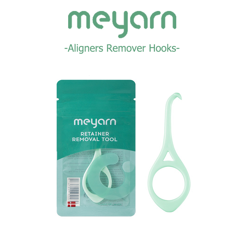 MEYARN Bộ 3 miếng móc tẩy meyarn vệ sinh cho niềng răng vô hình