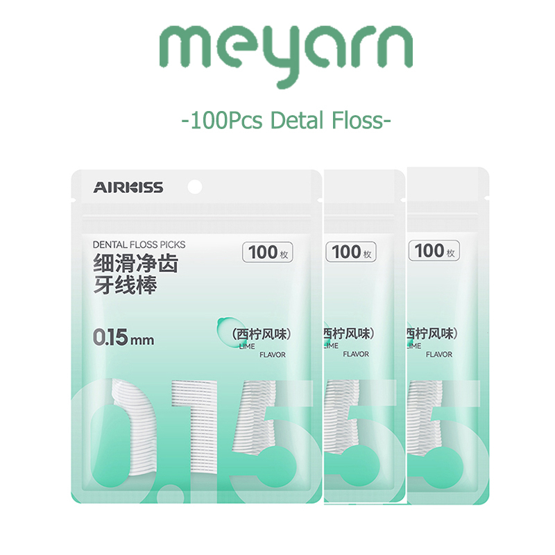 300 Tăm chỉ nha khoa MEYARN AIRKISS 0.15 mm cho gia đình