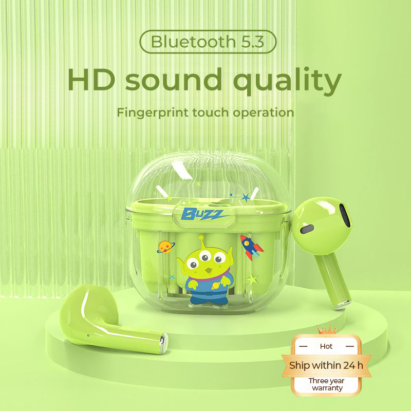 DISNEY CE-908 Tai Nghe Bluetooth 5.3 HD Không Dây Chất Lượng Âm Thanh Sống Động Chống Thấm Nước Kèm Mic Hỗ Trợ Android Và iOS