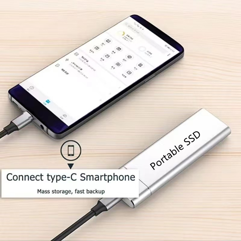 Mobile Ổ Cứng Ngoài ssd usb 3.1 32tb / 4tb / 8tb / 16tb Cho Máy Chiếu / laptop