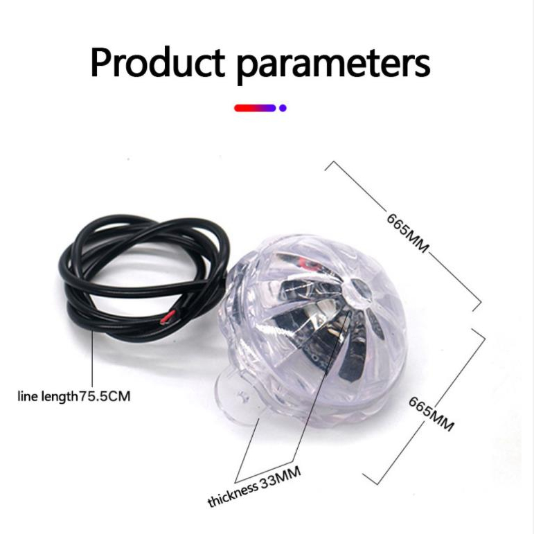Đèn LED Sương Mù 24V Nhiều Màu Sắc Dành Cho Xe Tải