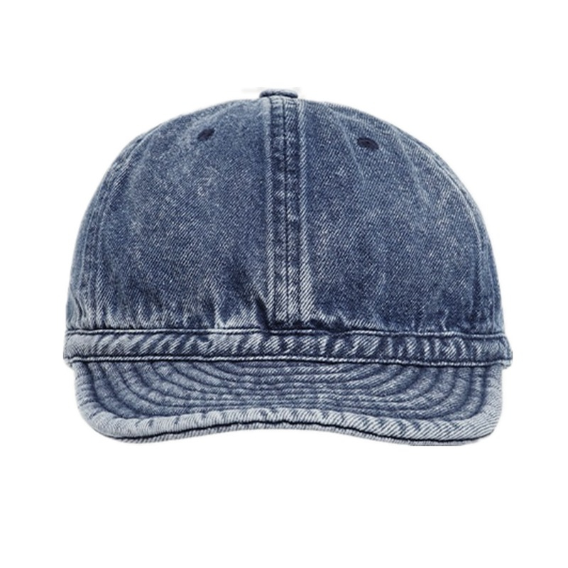 Mũ Lưỡi Trai Denim Mềm Mại In Chữ Phong Cách Hip Hop Đường Phố Cho Nam Và Nữ