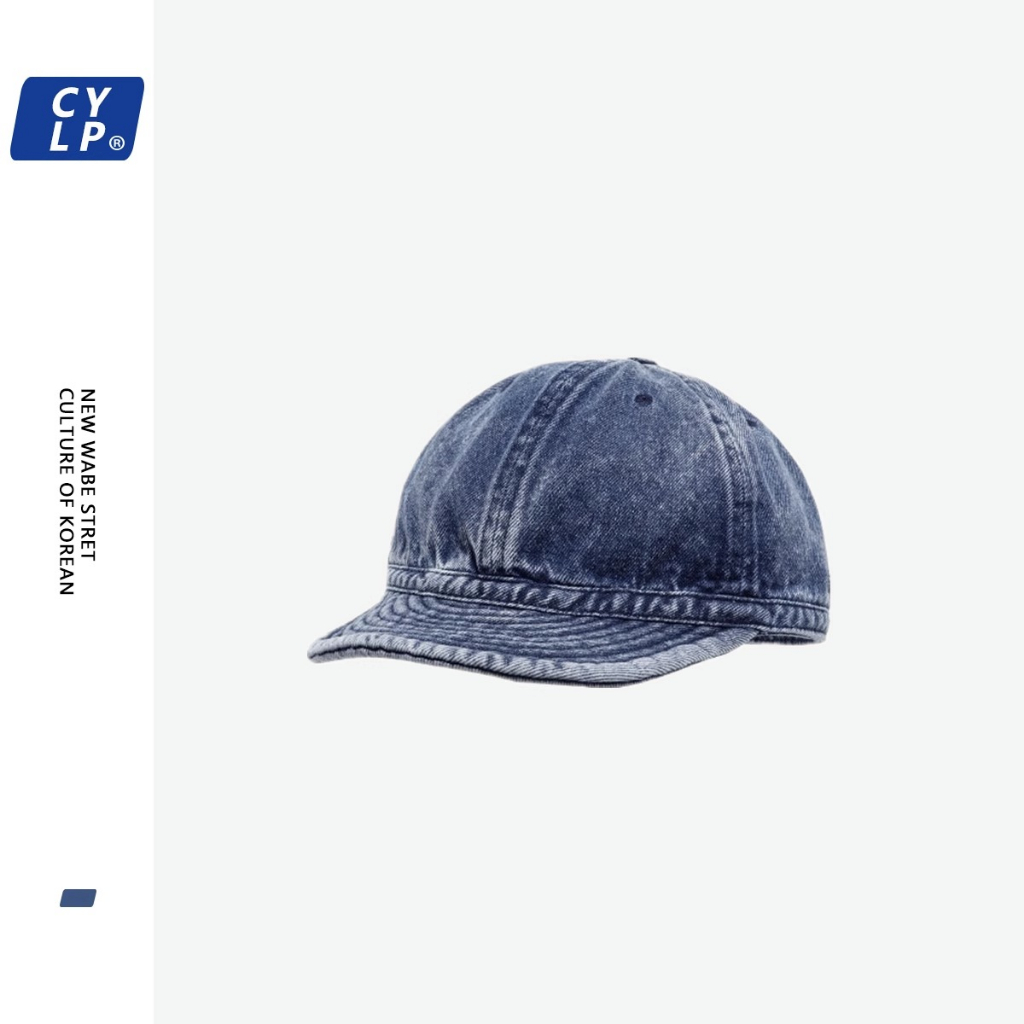 Mũ Lưỡi Trai Denim Mềm Mại In Chữ Phong Cách Hip Hop Đường Phố Cho Nam Và Nữ