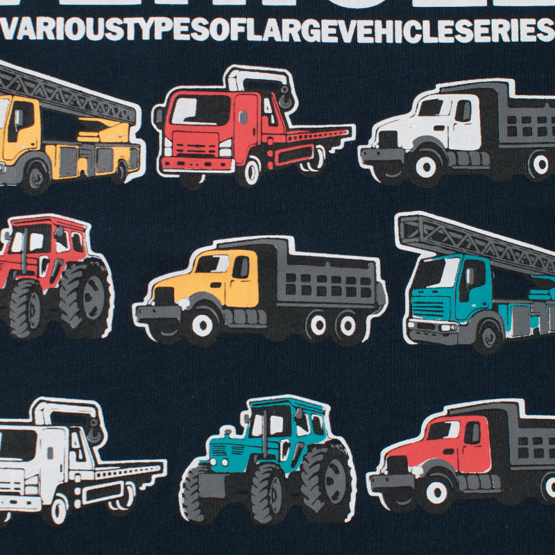 Áo Thun cotton Tay Ngắn In Họa Tiết Hoạt Hình Thời Trang Mùa Hè 2023 Dành Cho Bé Trai Bé Gái