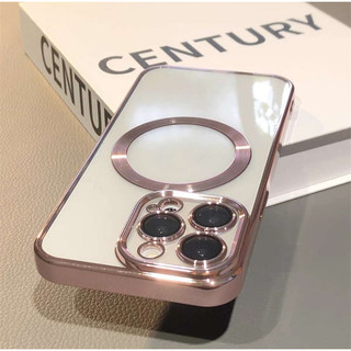 Ốp Điện Thoại iphone 11 Pro MAX 12 13 14 Pro MAX 14 Magnetic Nam Châm Mạ 6D Sang Trọng Bảo Vệ Ống Kính Máy Ảnh