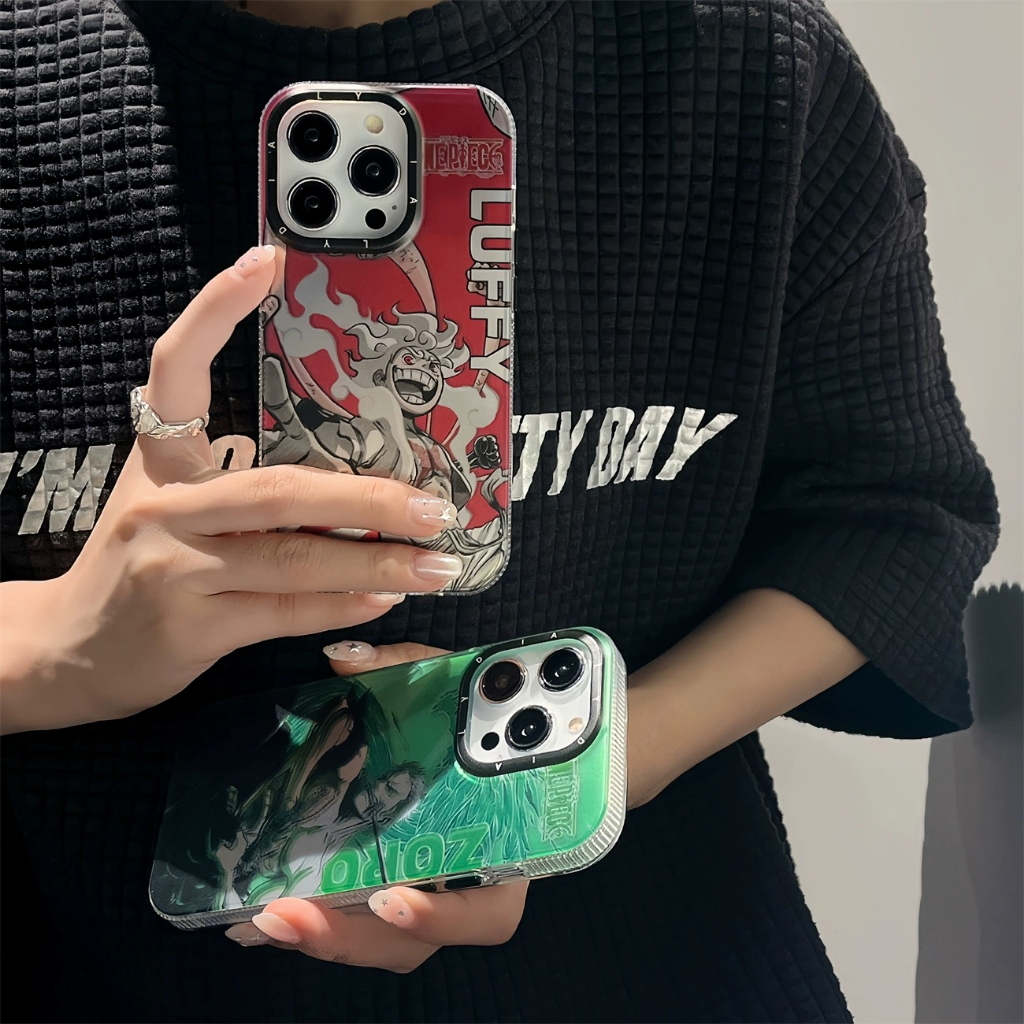 Ốp Điện Thoại acrylic Cứng Bề Mặt Nhám In Hình Luffy Cho compatible for iPhone 11 12 13 14 pro max