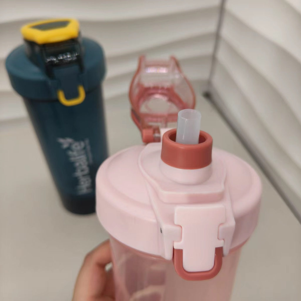 2023 lắc cốc khuấy bữa ăn thể thao sữa lắc cốc tập thể dục bột protein cốc nước có ống hút