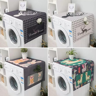 Tấm Vải Che Phủ Máy Giặt / Tủ Lạnh Chống Bụi / Thấm Nước Phong Cách Bắc Âu Ốp