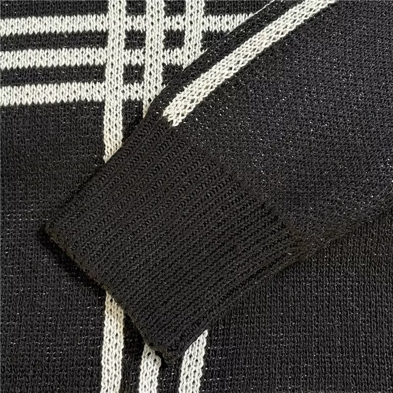 Áo Sweater Cổ Tròn Tay Dài Kẻ Sọc Thời Trang Thu Đông Cho Nam Giới Có Size M-2XL