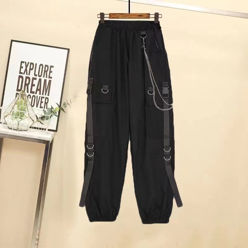 Set Áo Thun Ngắn Tay + Quần Dài Thể Thao Thời Trang Nữ