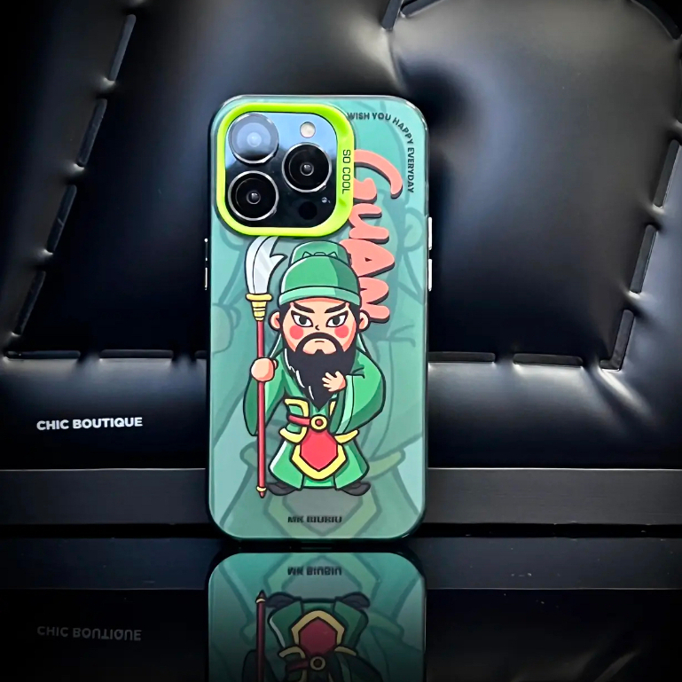 Ốp Điện Thoại Acrylic Cứng Hai Lớp Màu Bạc / Trung Hoa Cho compatible for iPhone 11 12 13 14 pro max