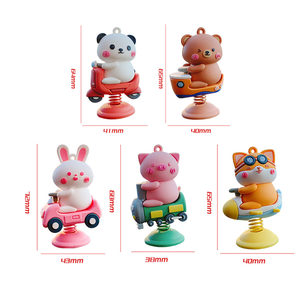 Đồ Chơi Trang Trí Bảng Điều Khiển Xe Hơi Thiết Kế Hình Động Vật Lắc Lư