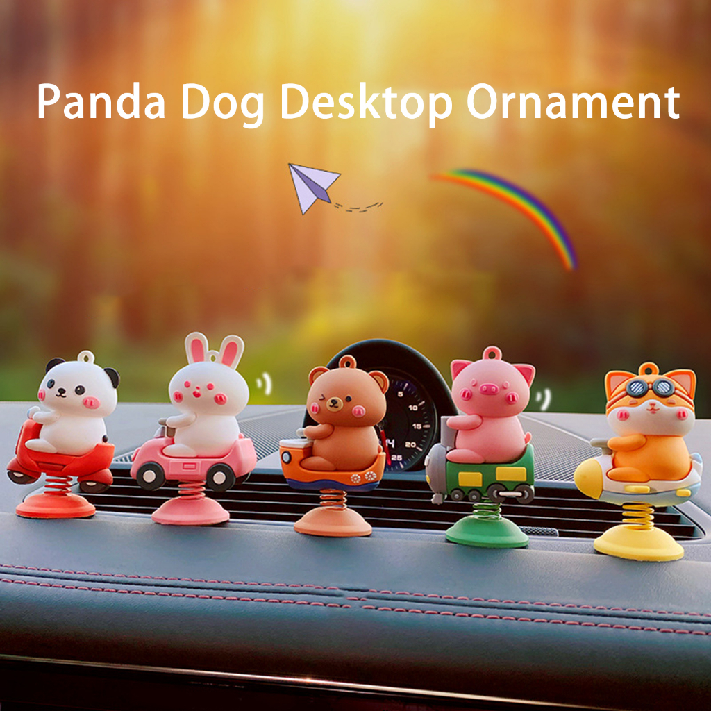 Đồ Chơi Trang Trí Bảng Điều Khiển Xe Hơi Thiết Kế Hình Động Vật Lắc Lư